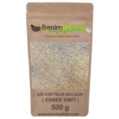 BenimAktar Bulgur Çiğ Köftelik Simit Esmer 500 Gr