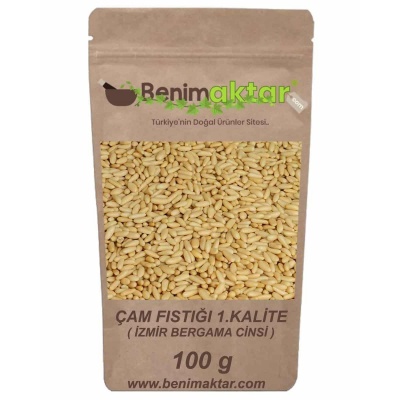 BenimAktar Çam Fıstığı Dolmalık İzmir Bergama 1.kalite 100 Gr