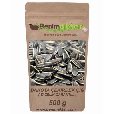 BenimAktar Çekirdek Dakota Kavrulmamış Tuzsuz 500 Gr