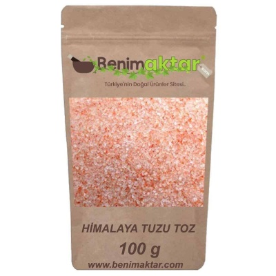 BenimAktar Gerçek Himalaya Tuzu Toz 100 Gr