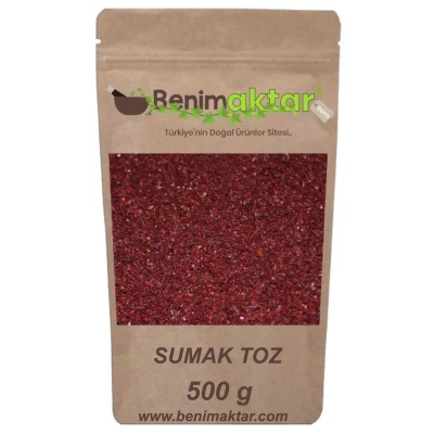 BenimAktar Gerçek Maraş Toz Sumak 1.Kalite 500 Gr