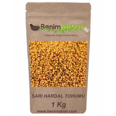 BenimAktar Hardal Tohumu Sarı Yeni Mahsül 1 Kg