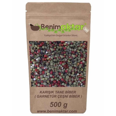 BenimAktar Karışık Tane Biber Dökme 500 Gr