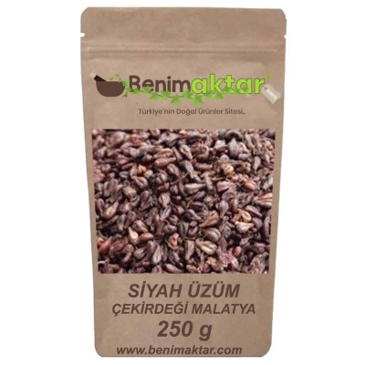 BenimAktar Siyah Üzüm Çekirdeği 250 Gr