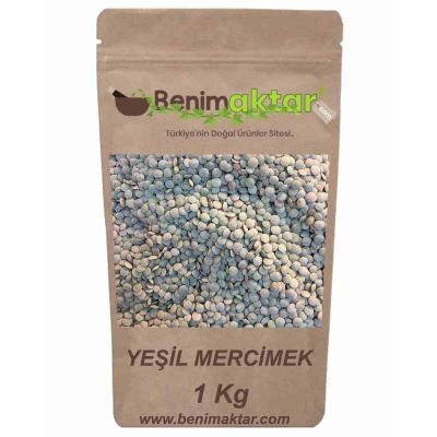 BenimAktar Yeşil Mercimek 1.Kalite 1 Kg