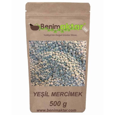 BenimAktar Yeşil Mercimek 1.Kalite 500 Gr