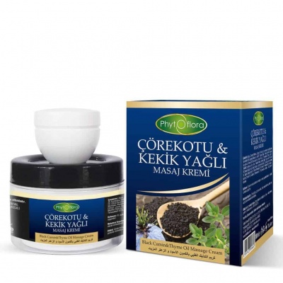 Mindivan Phyto Flora Çörek Otu Kekik Yağlı Masaj Kremi 100 ml