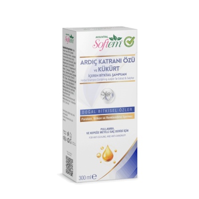 Softem Ardıç Katranı Özlü ve Kükürtlü Şampuan 300 ml