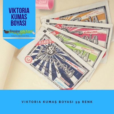 Viktoria Kumaş Boyası Bütün Renkler